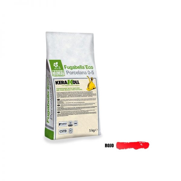 FUGABELLA ECO 0-5 MM ROJO 5 KG